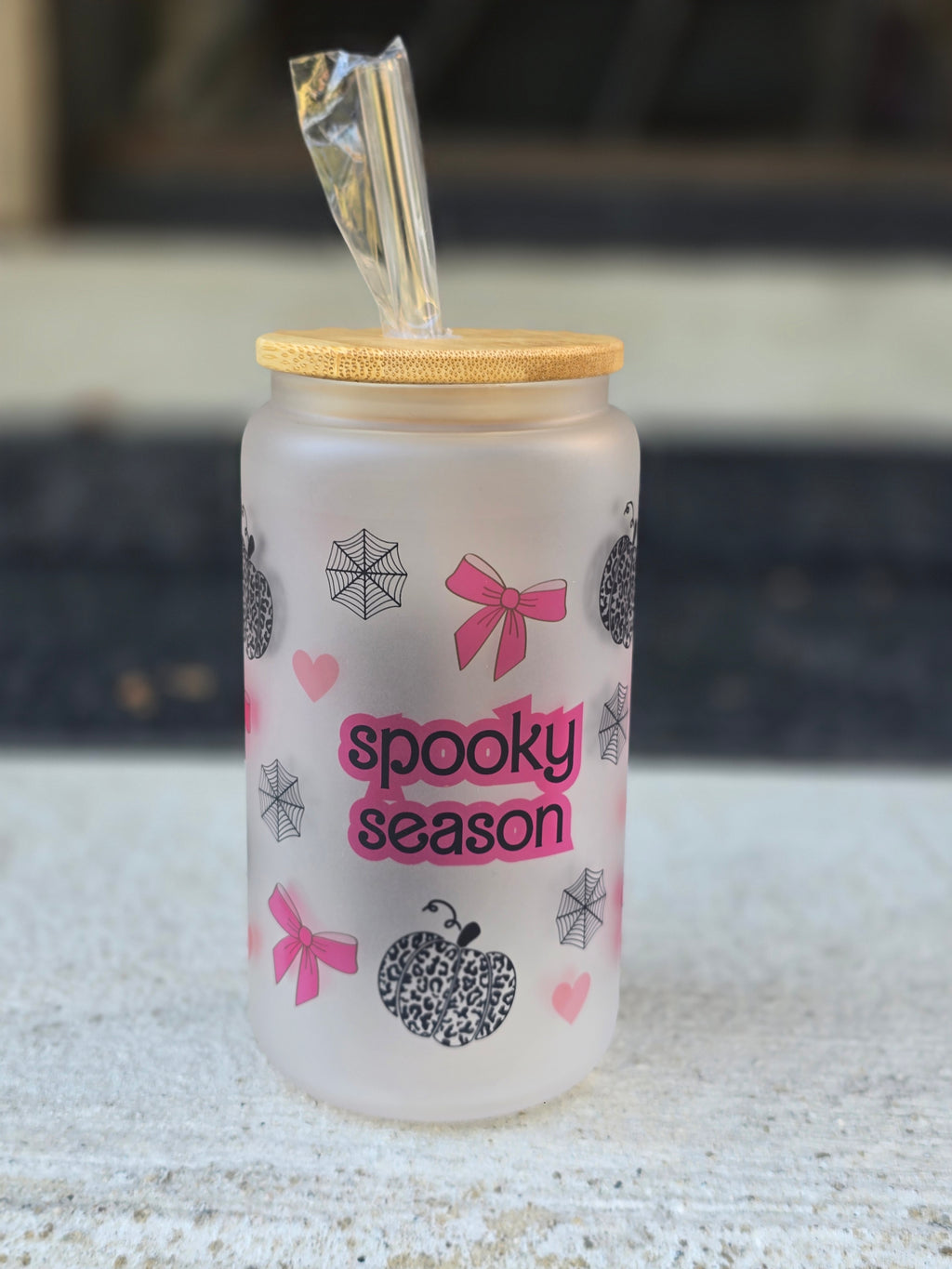 Halloween 18oz Glass Tumblers