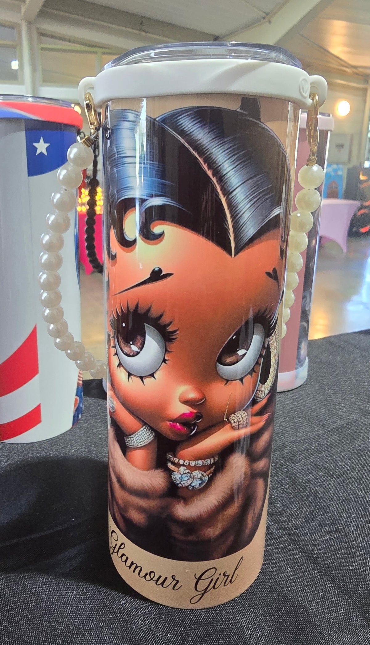 Betty Boop Tumbler w/Rope Handle