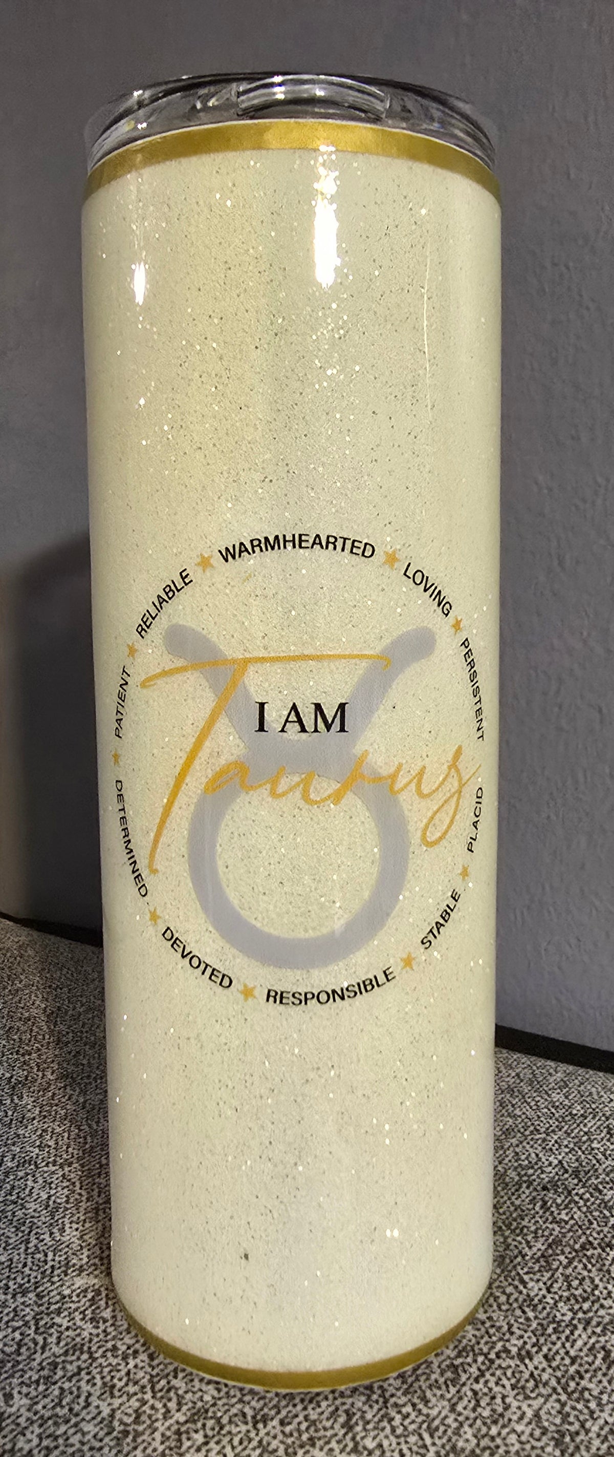 I AM - White Zodiac 20oz Tumblers
