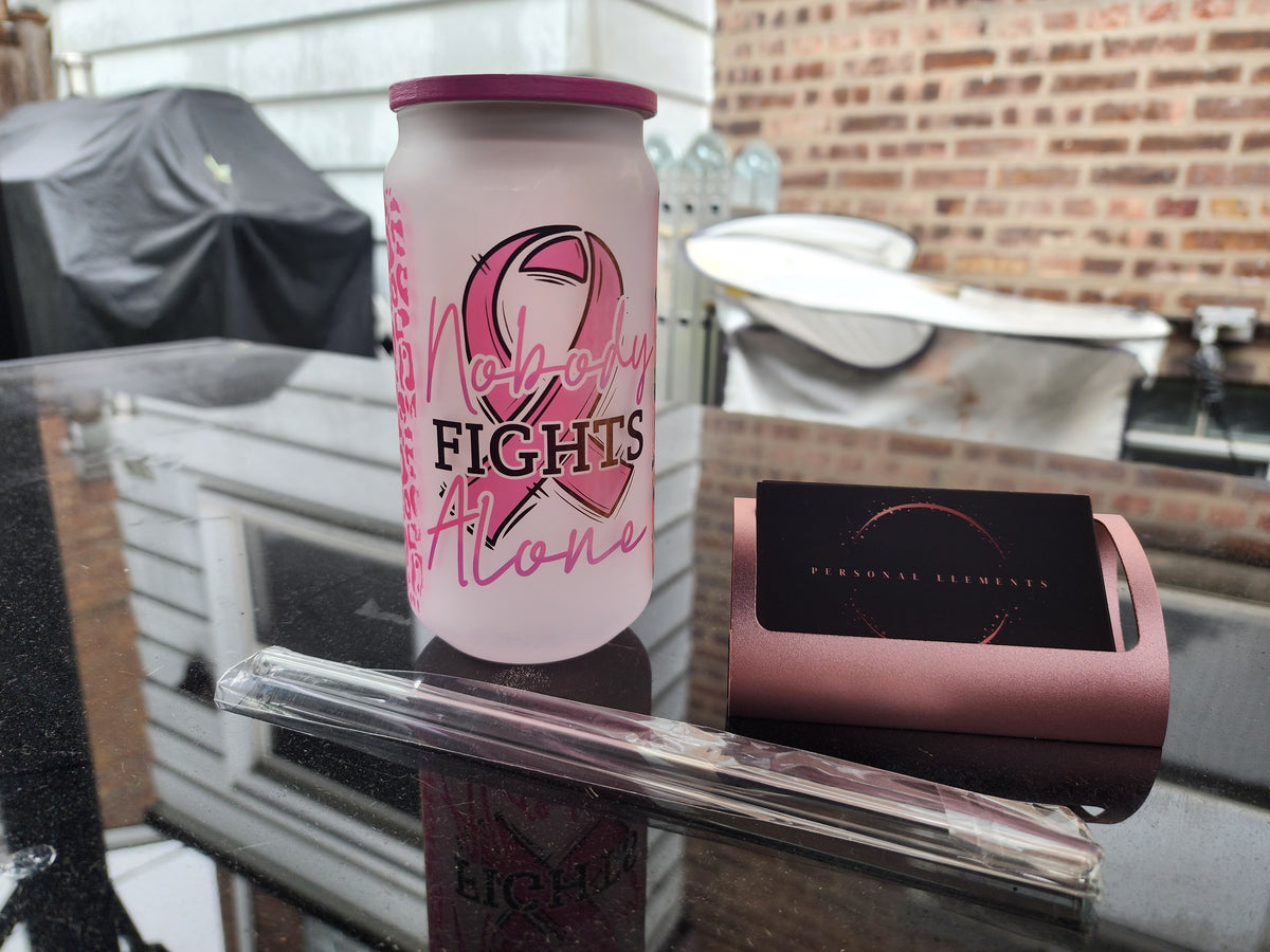 Breast Cancer Awareness Glass Tumbler Sets