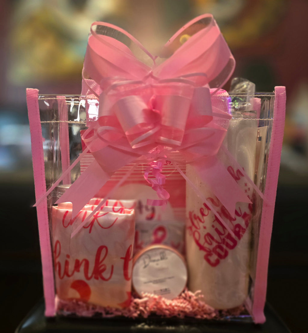 Breast Cancer Awareness Glass Tumbler Sets