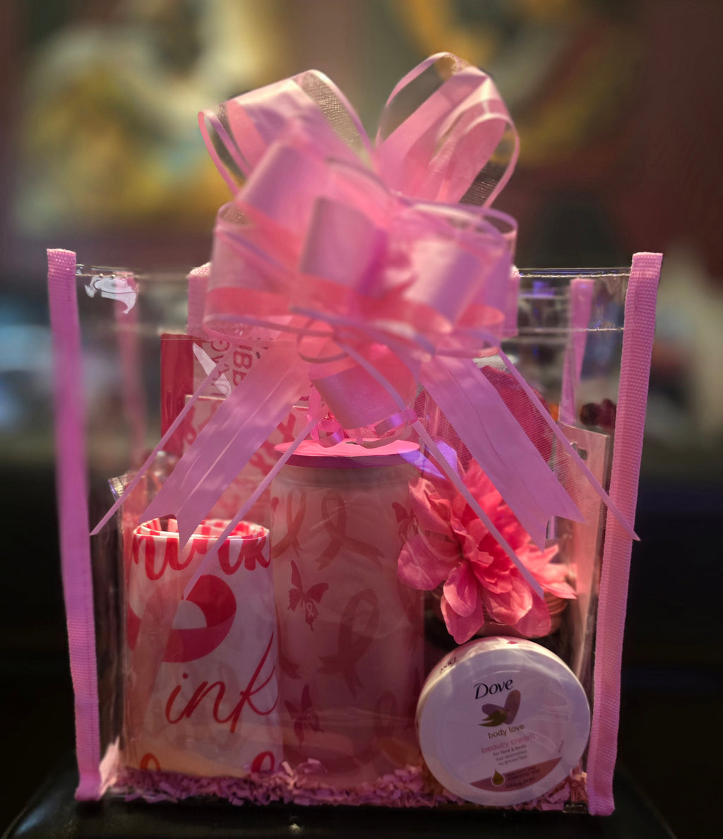 Breast Cancer Awareness Glass Tumbler Sets
