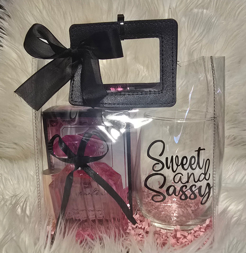 Wine Glass/Perfume Gift Bag Sets