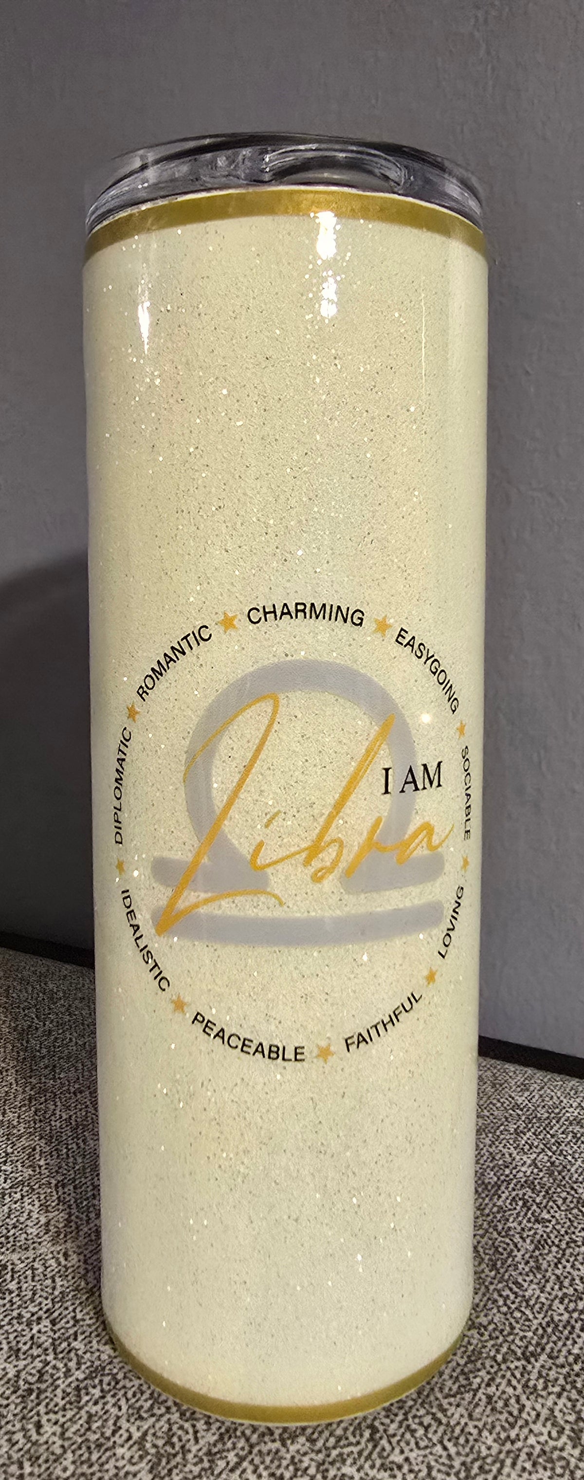 I AM - White Zodiac 20oz Tumblers