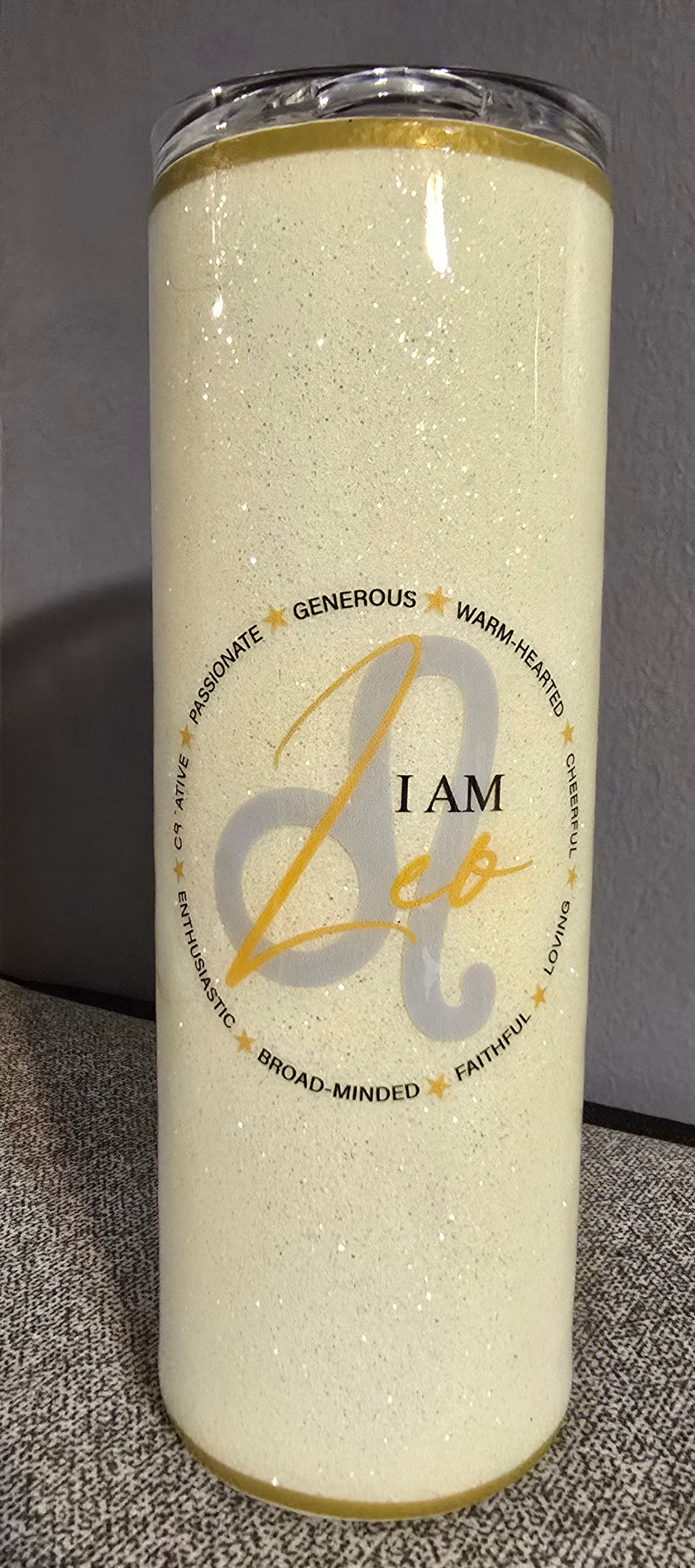 I AM - White Zodiac 20oz Tumblers