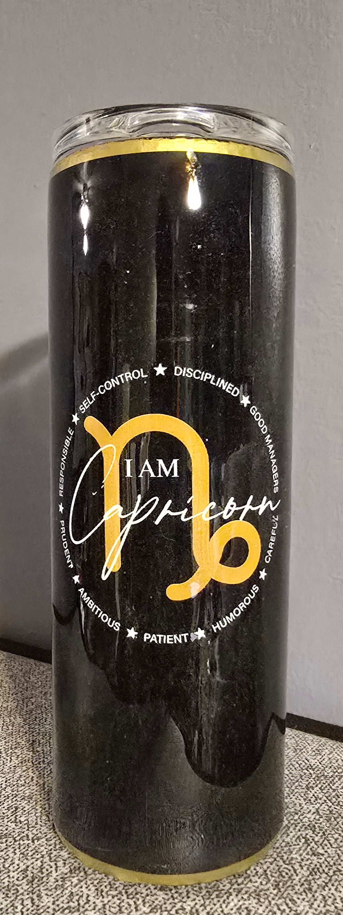 I AM - Black Zodiac 20oz Tumblers