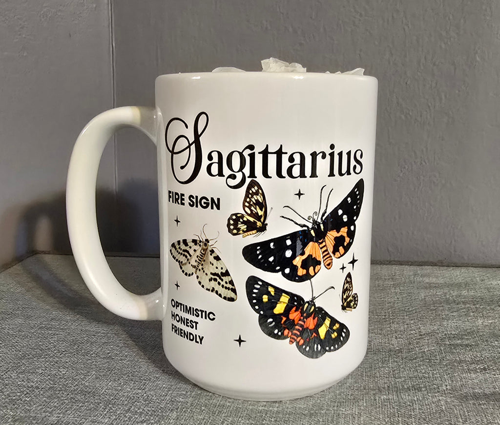 Zodiac Butterfly 15oz Coffee Mug