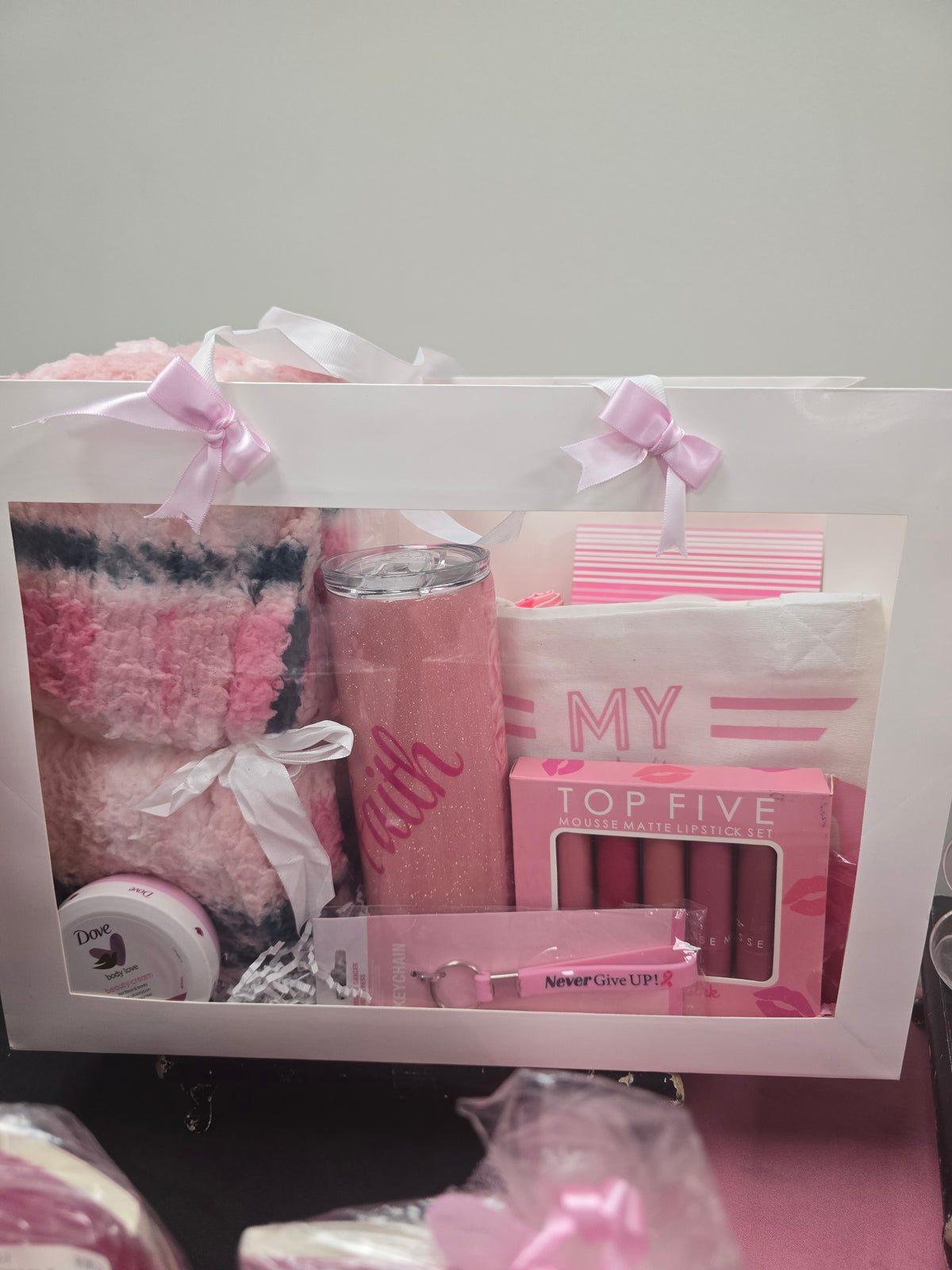 Breast Cancer Awareness Gift Bag Set